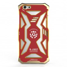 iPhone 6 6s 4.7 - R-Just Avengers Iron Man Ultra Thin Shockproof Protective Aluminum Phone Cover Case